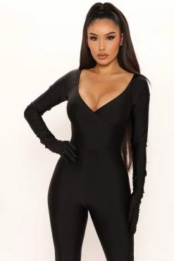 Fashion Nova Jumpsuits Noel Jumpsuit - Black