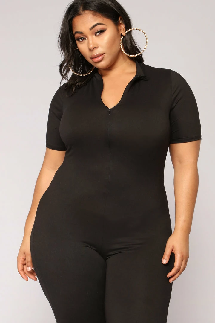 Fashion Nova Jumpsuits Queen Of Hearts Jumpsuit - Black