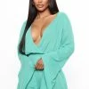 Fashion Nova Beachy Summers Romper - Green