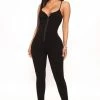 Fashion Nova Stevie Snatched Jumpsuit - Black Jumpsuits