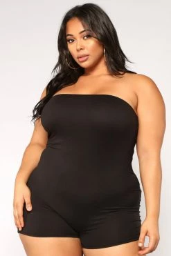 Fashion Nova Rompers Buenos Aires Romper - Black