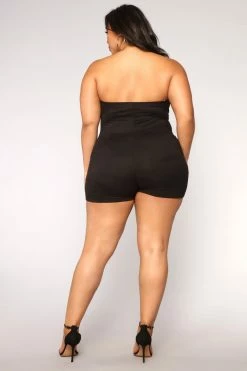 Fashion Nova Rompers Buenos Aires Romper - Black