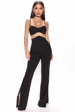 Fashion Nova Gigi Jumpsuit - Black