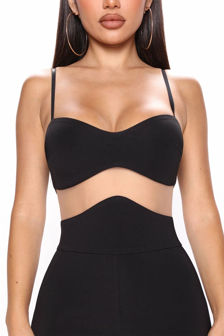 Fashion Nova Gigi Jumpsuit - Black