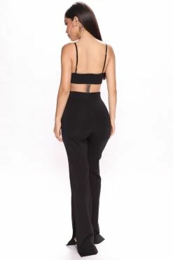 Fashion Nova Gigi Jumpsuit - Black
