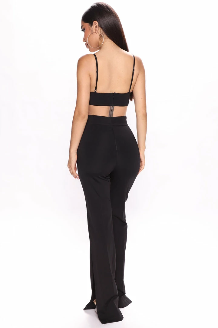 Fashion Nova Gigi Jumpsuit - Black