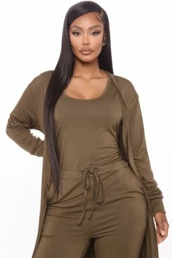 Fashion Nova Journey Together 2 Pc Jumpsuit - Olive Jumpsuits