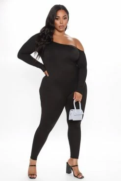 Fashion Nova Most Reliable Jumpsuit - Black Jumpsuits