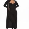 Fashion Nova All Inclusive Jumpsuit Set - Black