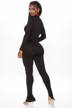 Fashion Nova Gemini Vibes Jumpsuit - Black Jumpsuits