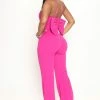 Fashion Nova Your Little Gift Jumpsuit - Pink