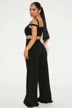 Fashion Nova Not Another Ex Jumpsuit - Black