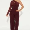 Fashion Nova Jumpsuits One Love Jumpsuit - Plum