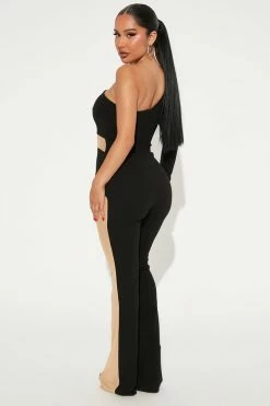 Fashion Nova Just One Night Jumpsuit - Black