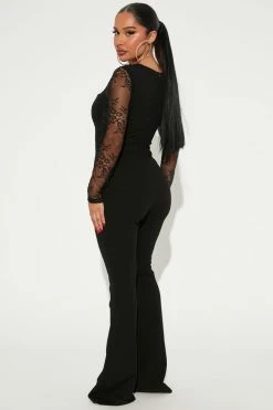 Fashion Nova Loving You Jumpsuit - Black Jumpsuits