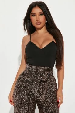 Fashion Nova Dressed To Impress Sequin Jumpsuit - Gold Jumpsuits