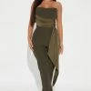 Fashion Nova Genesis Petite Jumpsuit - Olive