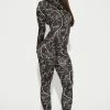 Fashion Nova In Your Face Jumpsuit - Black/combo