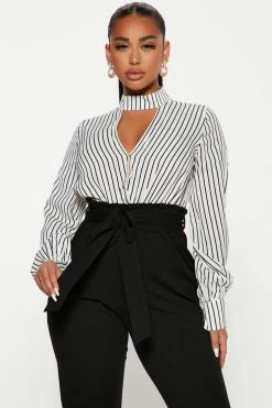 Fashion Nova In A Meeting Jumpsuit - Black/combo Jumpsuits