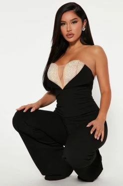 Fashion Nova Pamela Jumpsuit - Black