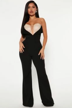 Fashion Nova Pamela Jumpsuit - Black