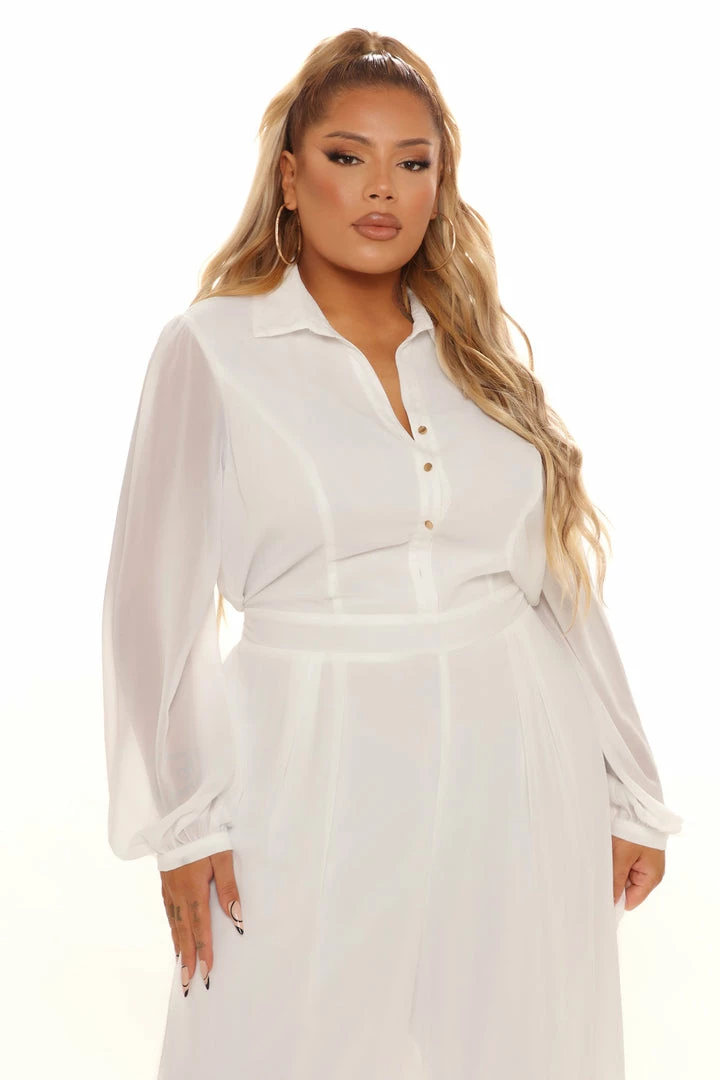 Fashion Nova Jumpsuits Like Me Better Jumpsuit - Ivory