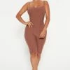 Fashion Nova My Everyday Romper - Brown
