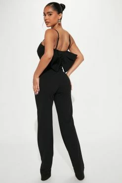 Fashion Nova Your Little Gift Jumpsuit - Black