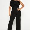 Fashion Nova Hazel Wide Leg Jumpsuit - Black