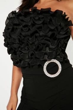 Fashion Nova Hazel Wide Leg Jumpsuit - Black