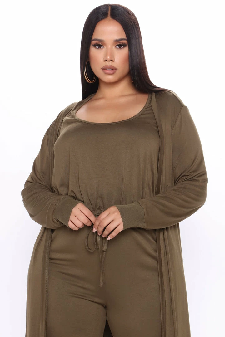 Fashion Nova Journey Together 2 Pc Jumpsuit - Olive Jumpsuits