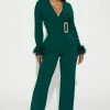Fashion Nova Jumpsuits Analee Jumpsuit - Hunter