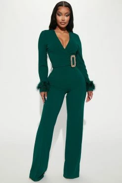 Fashion Nova Jumpsuits Analee Jumpsuit - Hunter