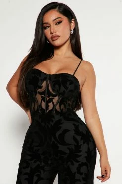 Fashion Nova Jaslene Jumpsuit - Black Jumpsuits