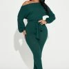 Fashion Nova Jumpsuits Chill Day Cozy Jumpsuit - Hunter