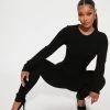 Fashion Nova Keaton Snatched Jumpsuit - Black Jumpsuits