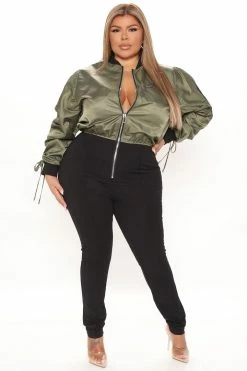 Fashion Nova Such A Player Jumpsuit - Olive/combo Jumpsuits