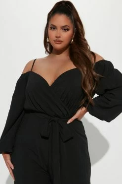 Fashion Nova Audrey Jumpsuit - Black