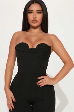Fashion Nova Issabella Jumpsuit - Black