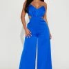 Fashion Nova Always Fabulous Jumpsuit - Cobalt Blue Jumpsuits