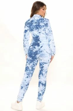 Fashion Nova Coming In Hot Denim Jumpsuit - Denim Jumpsuits