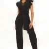 Fashion Nova Extraordinary Elegance Jumpsuit - Black Jumpsuits