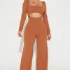 Fashion Nova Kind Of Classy Jumpsuit - Cognac