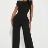 Fashion Nova On Point Jumpsuit - Black Jumpsuits