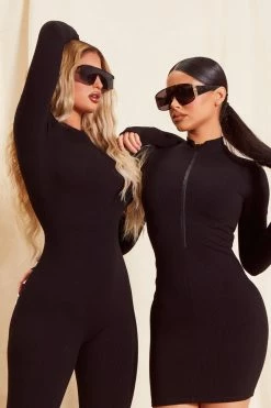 Fashion Nova Jumpsuits Maribel Snatched Jumpsuit - Black