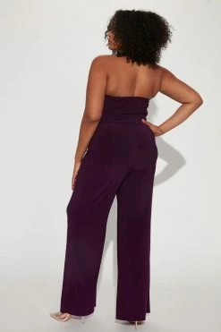 Fashion Nova Classy Love Jumpsuit - Purple