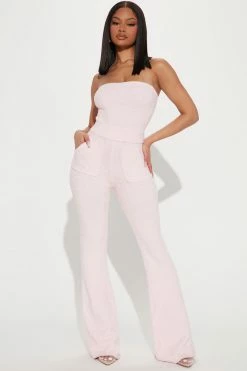 Fashion Nova Camilla Cozy Jumpsuit - Pink