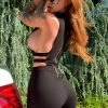 Fashion Nova Don't Call Me Up Jumpsuit - Black