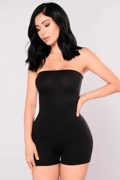Fashion Nova Rompers Buenos Aires Romper - Black