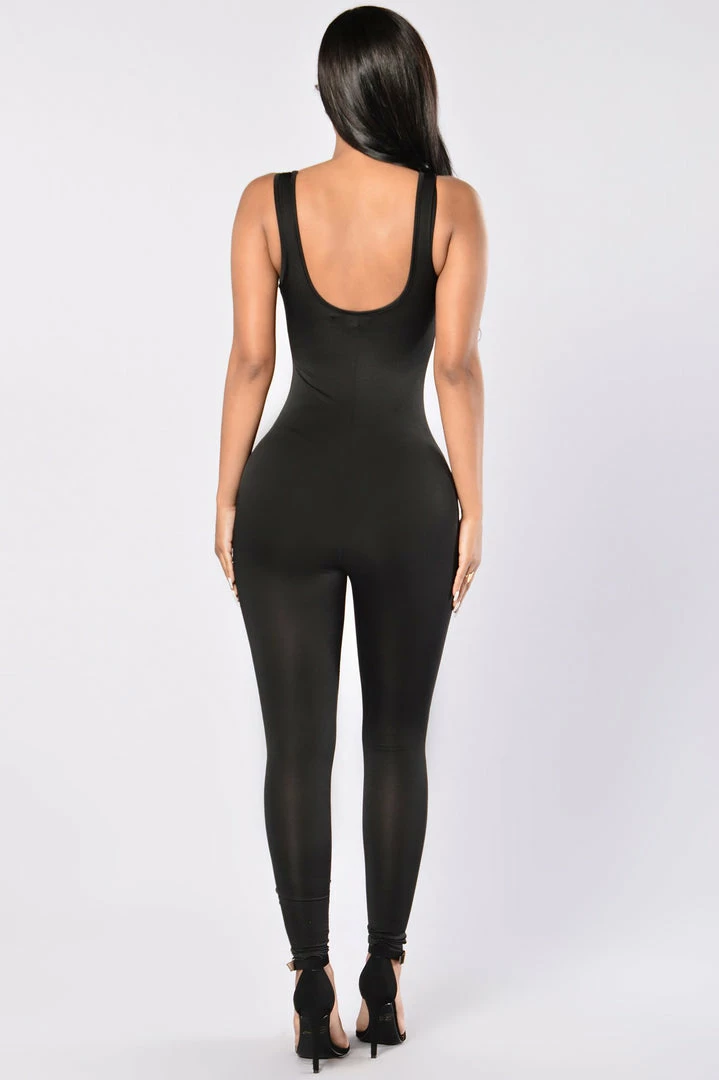 Fashion Nova Jumpsuits Nova Boost Jumpsuit - Black